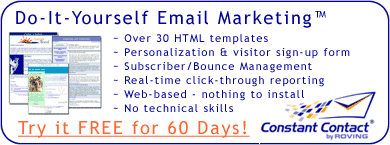 Do-It-Yourself Email Marketing - Try it Free for 60 Days!